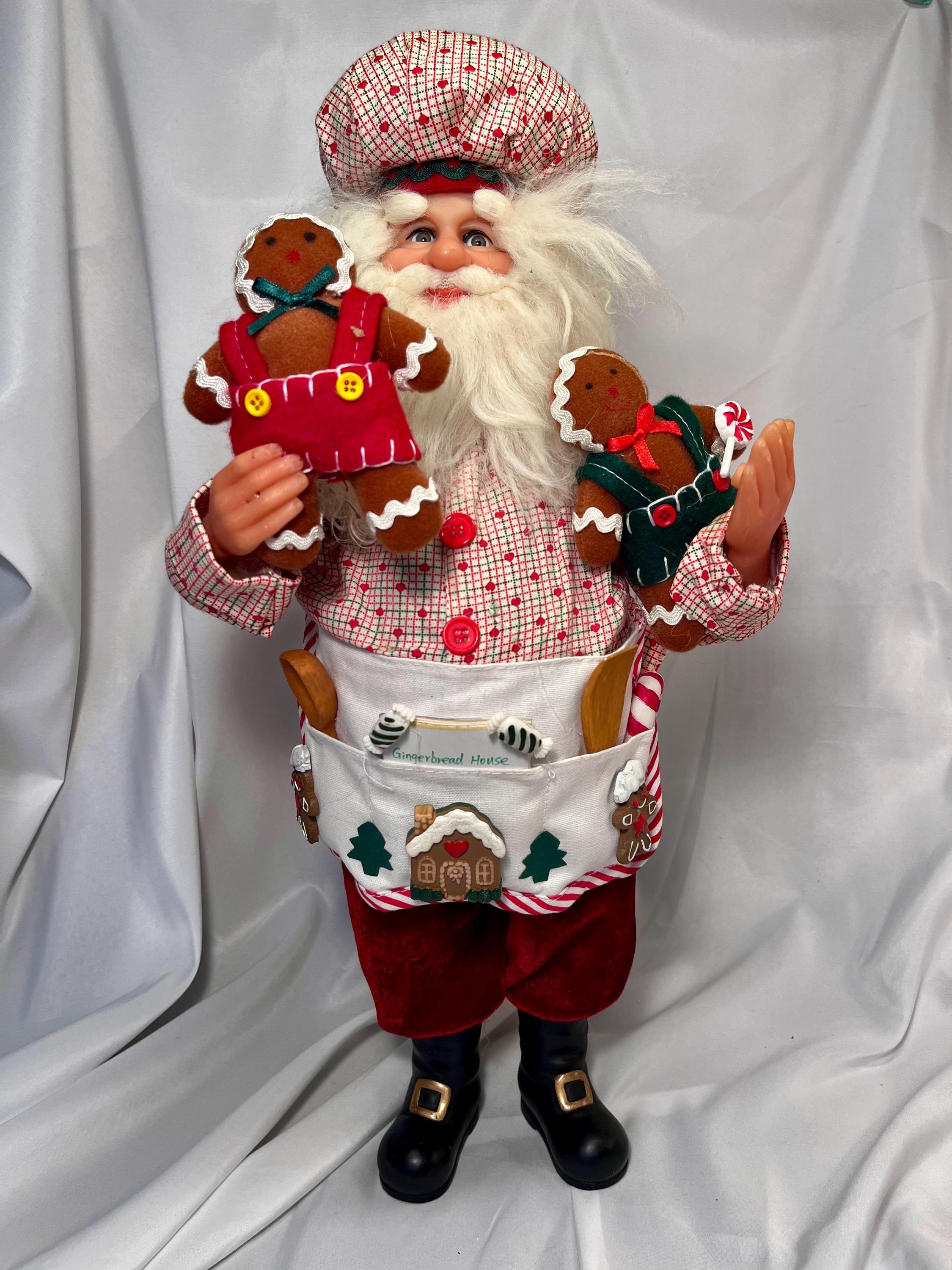 Vintage Karen Didion Santa Claus Figure, Crakewood Collection
