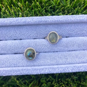 Labradorite Rings