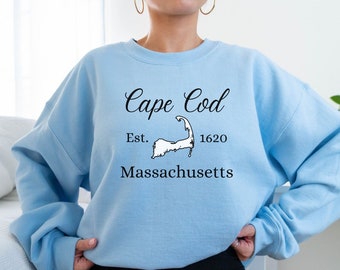 Cape Cod Massachusetts Sweatshirt - Etsy