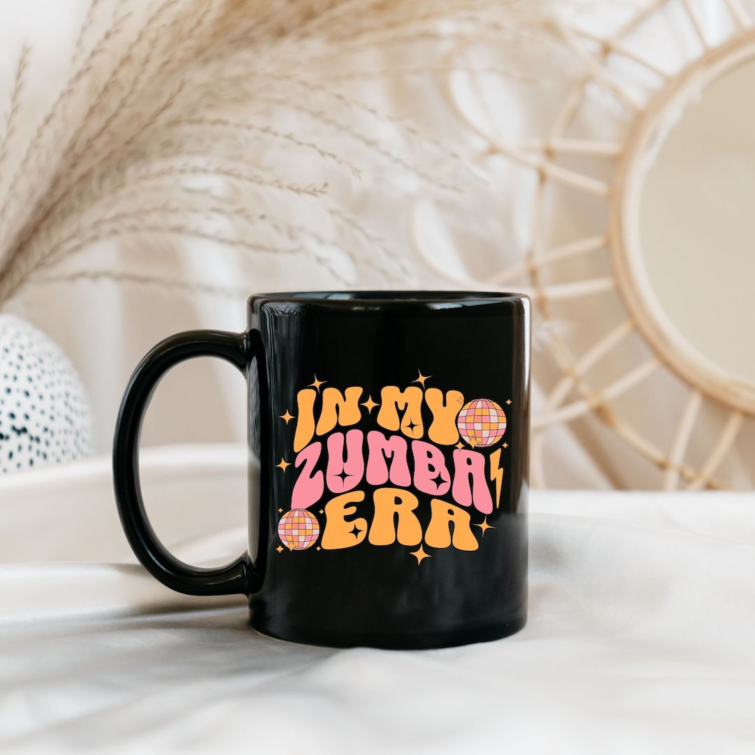Zumba Era Mug, Zumba Lover Gift, Retro Fitness Mug, Zumba Instructor