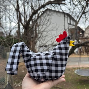 Hand Sewn Stuffed Chicken