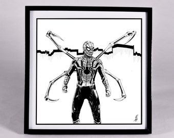 Spider-Man Film Art Print – Matte Finish (8x8in)