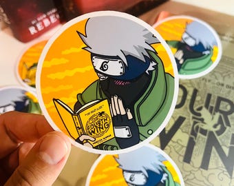 Kakashi Reading Fourth Wing