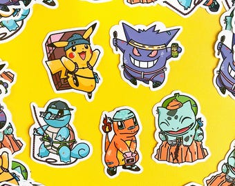 Pokemon Climbing Sticker Multipack - 5 Stickers