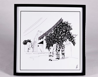 Parasite Movie Art Print – Bong Joon Ho Film, 8x8