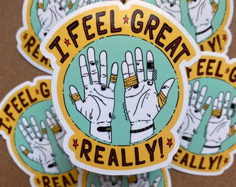 Rock Climbing Sticker: Custom Bouldering Design