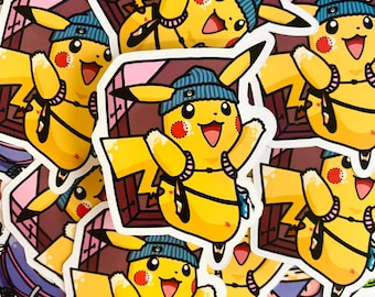 Pokemon Climbing Sticker Pikachu