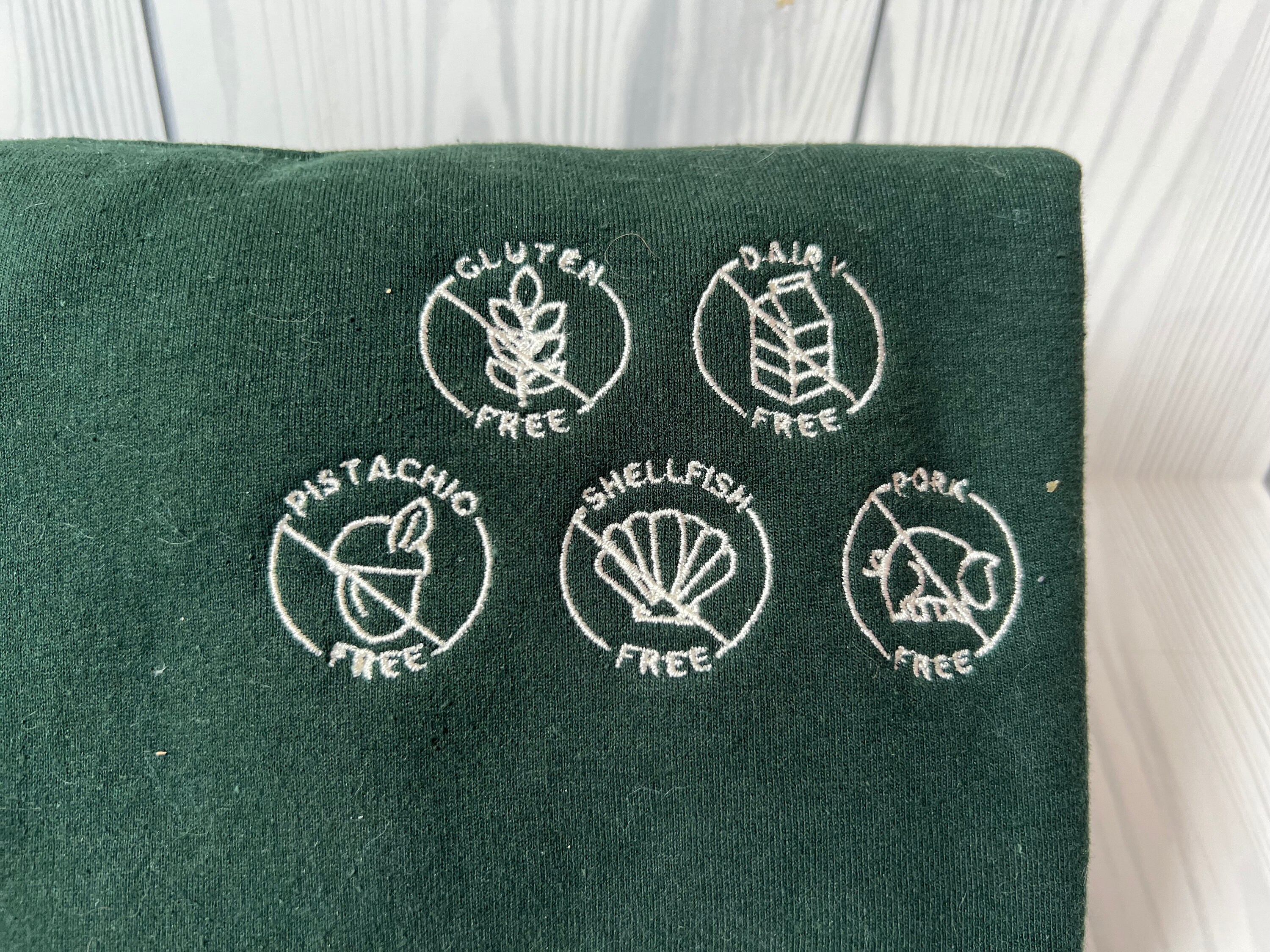 Allergen Sweatshirt Allergies Sweater Funny Food Allergy Hoodie Custom