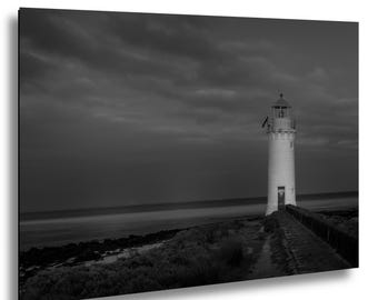 Griffiths Island Lighthouse B&W Photo: Victoria Fine Art Print