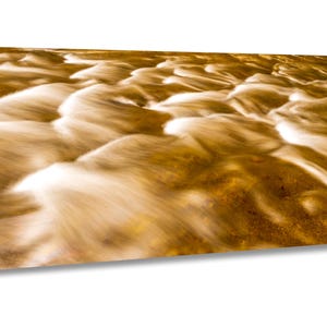 Waterfall Ripples, Tasmania, Flowing water over rocks wall art print, Fine Art Waterfall Abstract