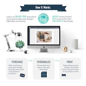Purchase, personalize, and print! Easily done on Corjl.com.