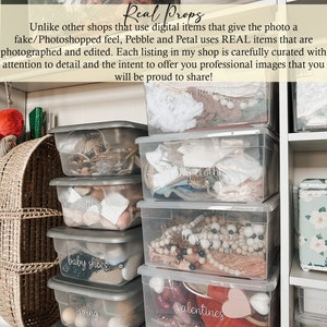 Just a portion of the thousands of props I have purchased to create my images. Many of the props I use are from small shops here on Etsy!