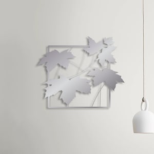 Blatt Wandplatte Kunst! Maßanfertigung - Perfekt für wohnzimmer deko. Ideal für alle Laser, Cricut, Plasma-Cutter und CNC-Fräser.