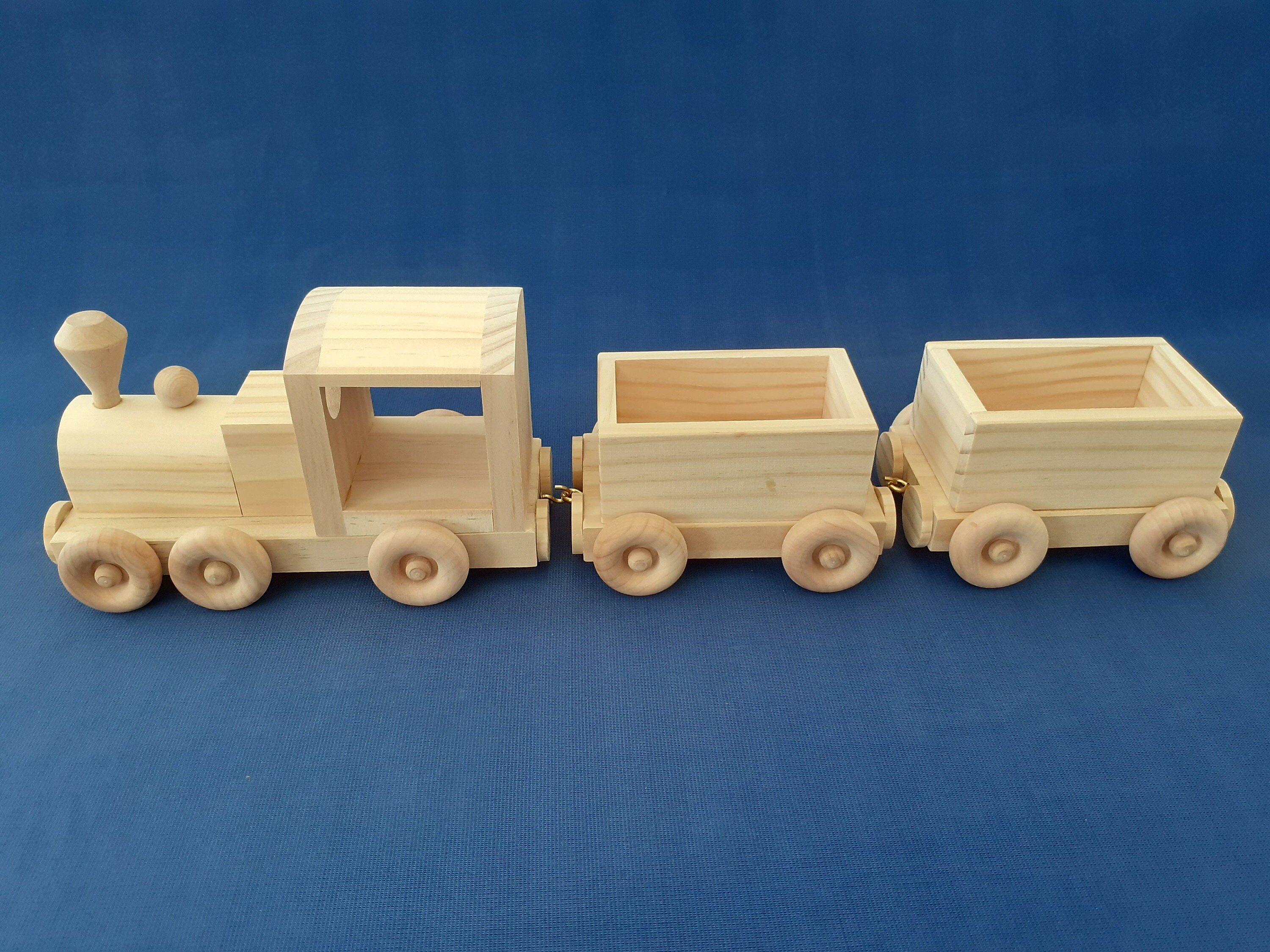 wooden train set electric