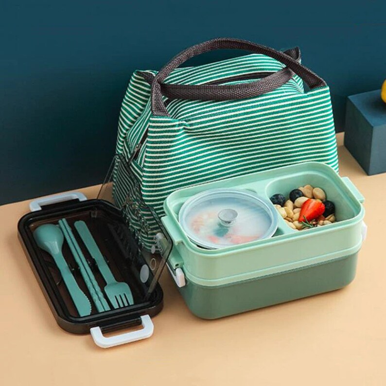 Stackable Bento Box Eco Friendly Lunch Box for Adults and Etsy