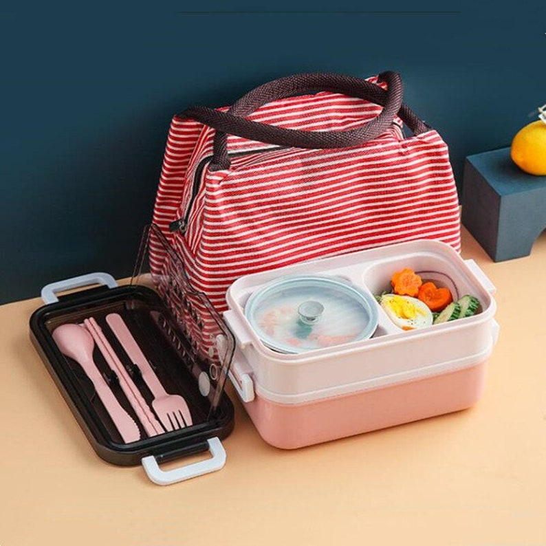 Stackable Bento Box Eco Friendly Lunch Box for Adults and Etsy