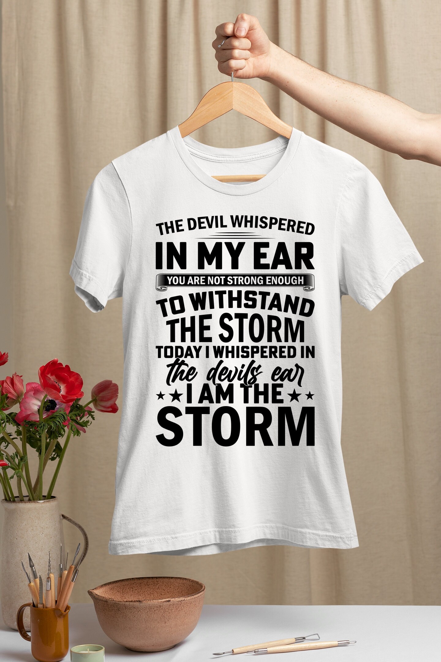 I am the storm woman t shirt Clearance