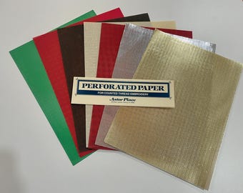 Vintage Astor Place Perforated PAPER, NOT VINYL
