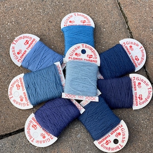 Fio de flor vintage Ginnie Thompson - Blue Jean Group