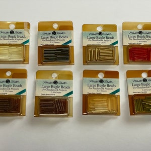 Vintage Mill Hill Large Bugle Beads- Misfit Collection #4
