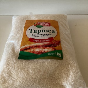 Tapioca granulated cassava starch, organic crispy Tapioca from Togo