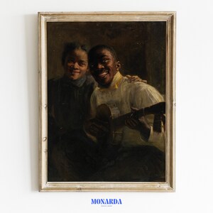 Musiker Moody Portrait | Stimmungsvolles Ölgemälde | Dark Academia Dekor | Dunkle Wandkunst
