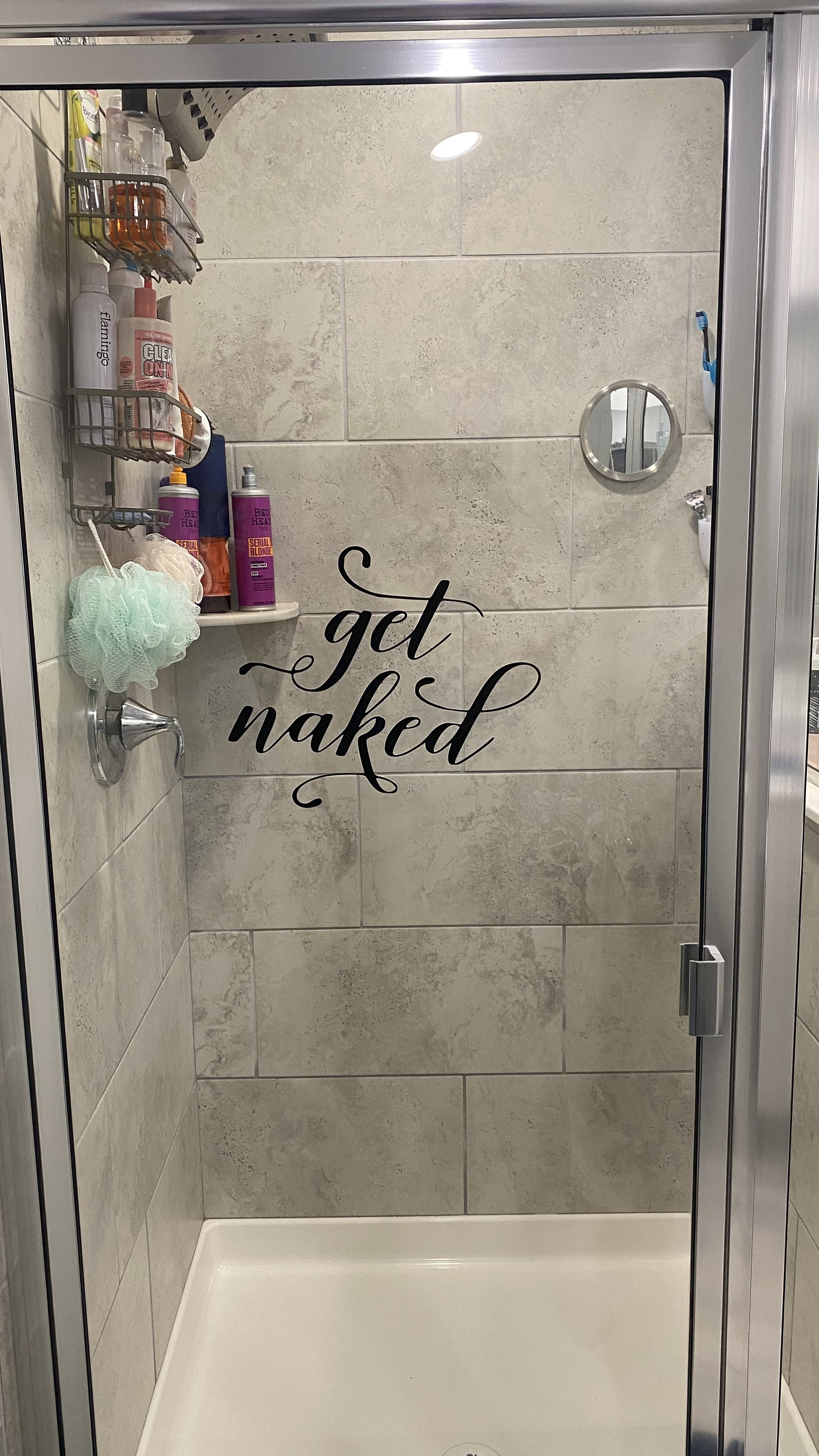 Shower Door Decal Etsy
