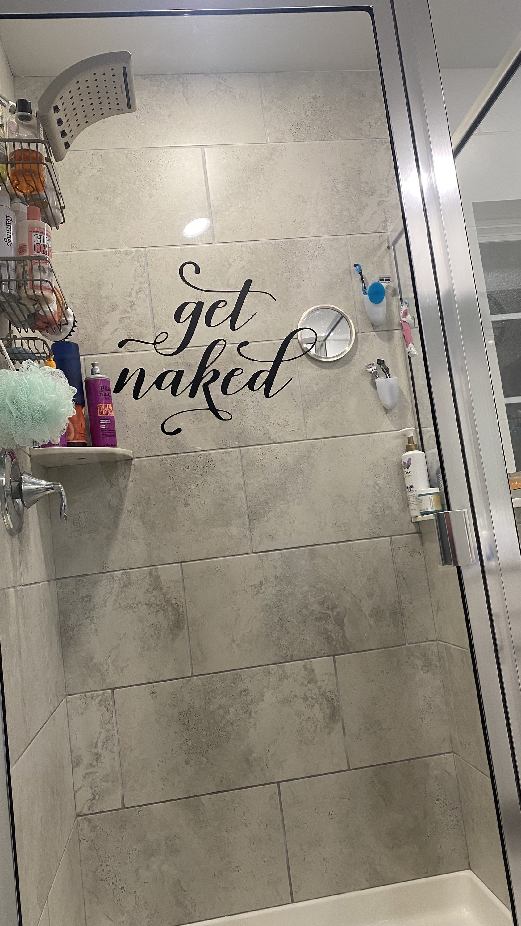Shower Door Decal Etsy