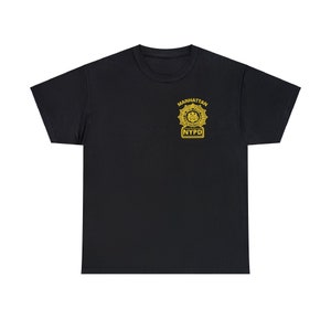 Maglietta unisex in cotone pesante del detective della polizia di New York Manhattan