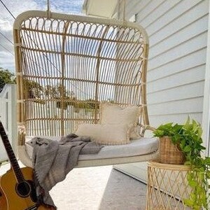Hanging cane chair online shop
