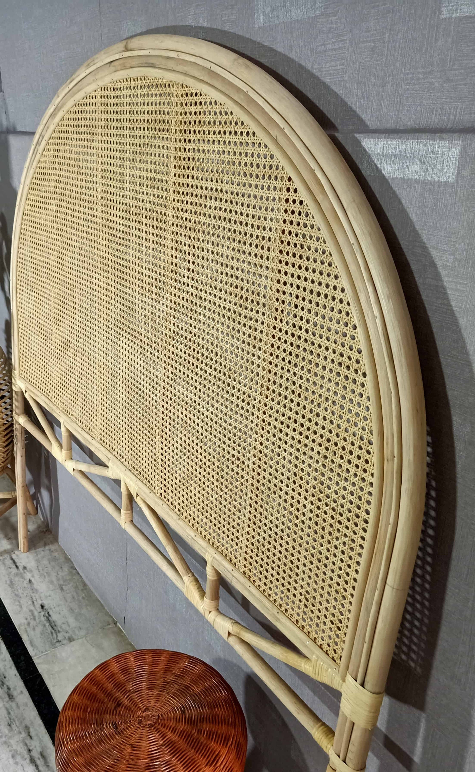 Rattan Bedhead, Rattan Headboard, Bedrail, Handmade Bedhead, Boho