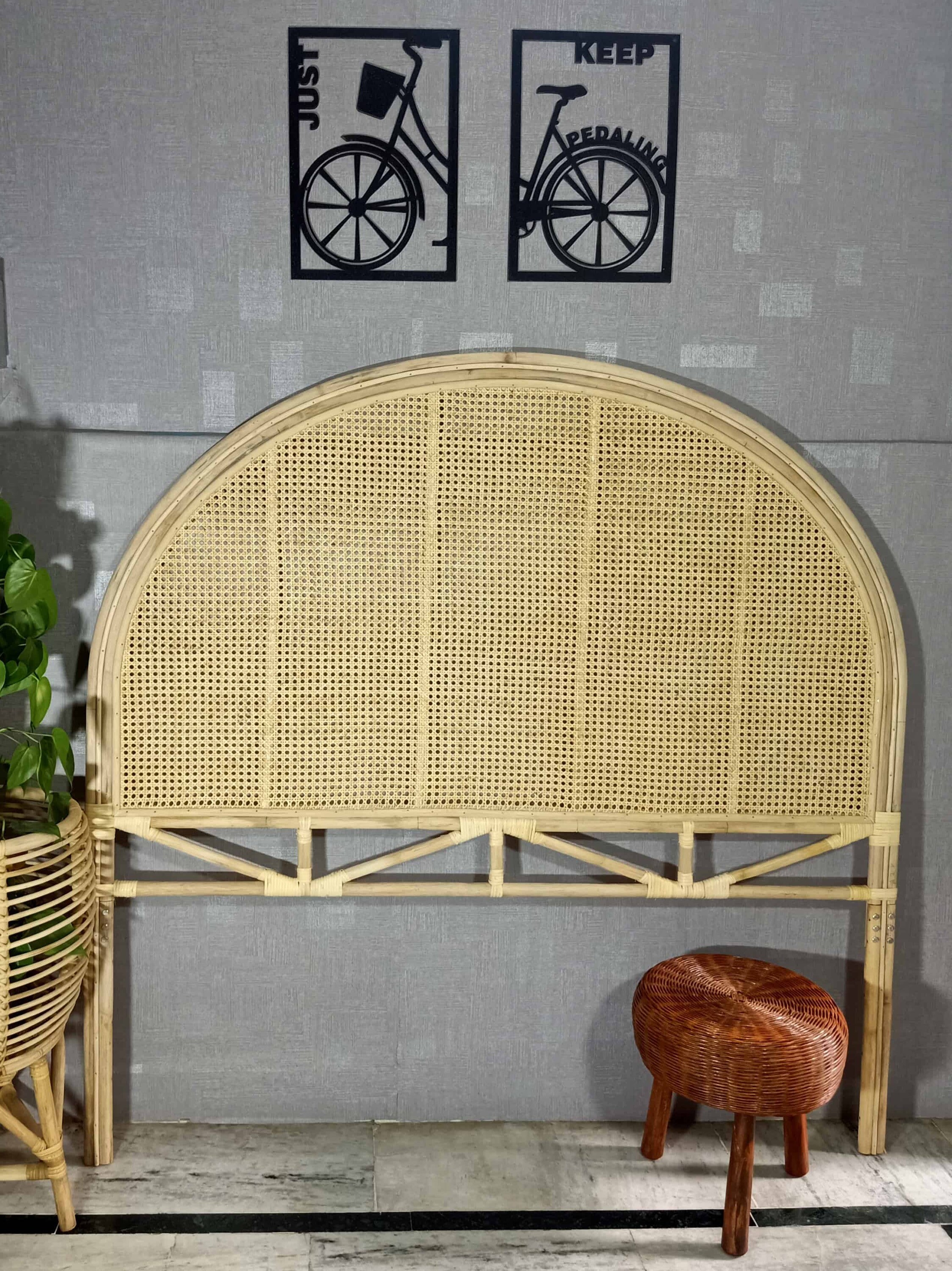Rattan Bedhead, Rattan Headboard, Bedrail, Handmade Bedhead, Boho
