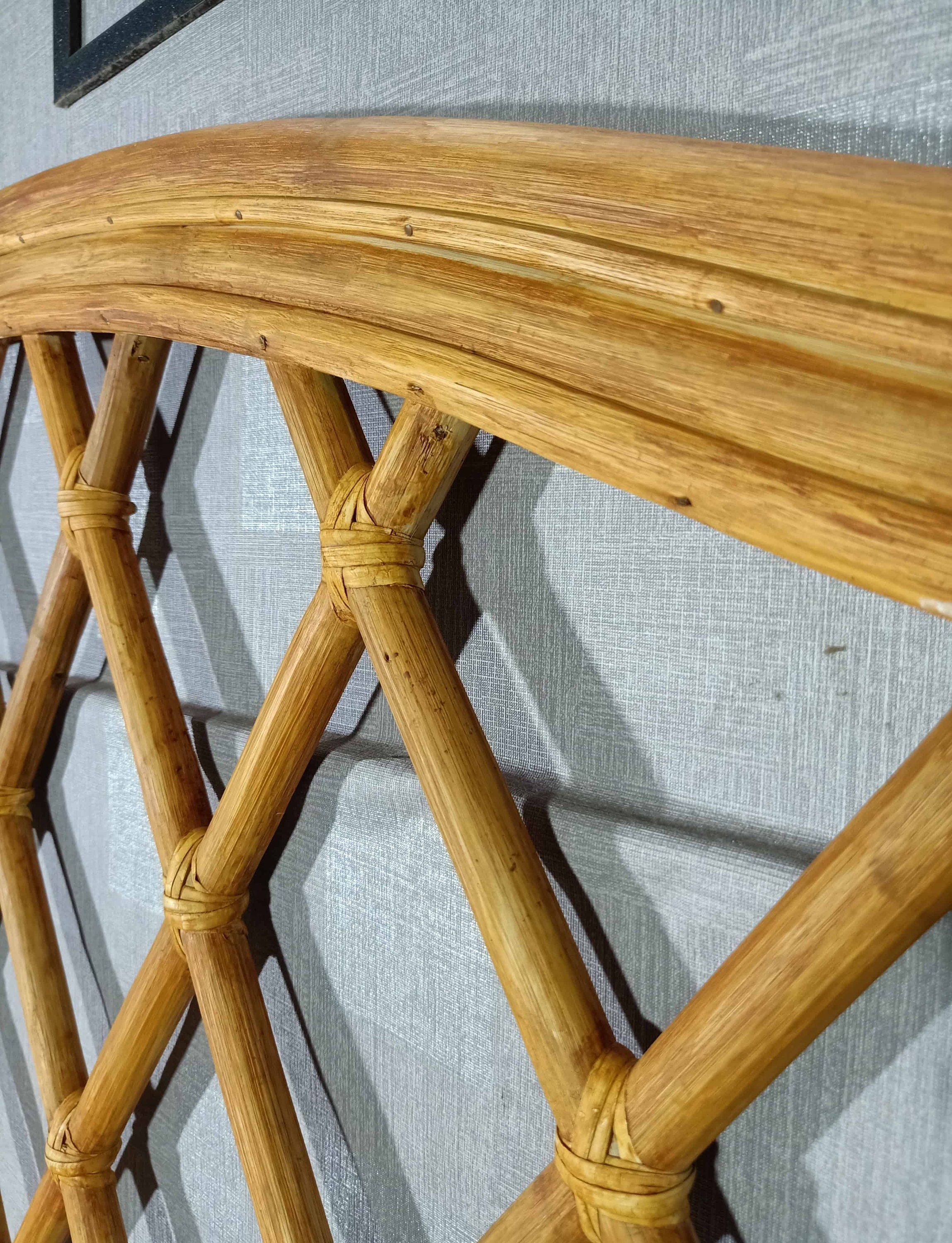 Rattan Bedhead, Rattan Headboard, Bedrail, Handmade Bedhead, Boho
