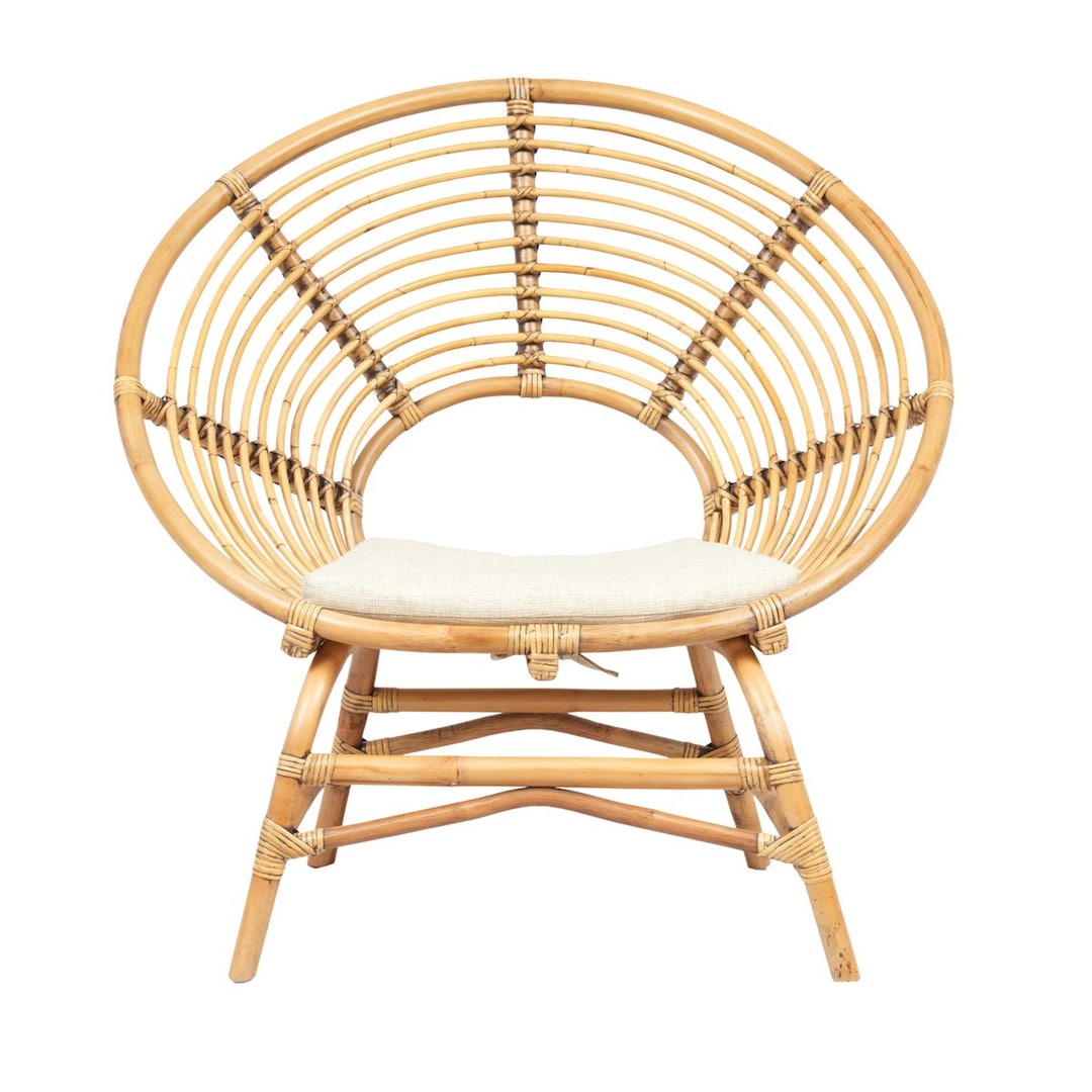 Handmade Rattan Chair, Wicker Chair, Armchair, Indoor Chair, Rattan