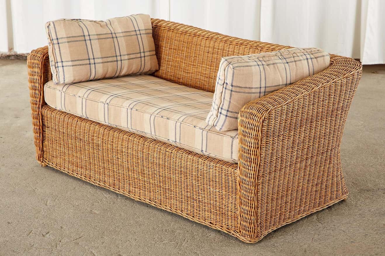 Handmade Rattan Sofa Wicker Sofa Rattan Furniture Handmade Etsy
