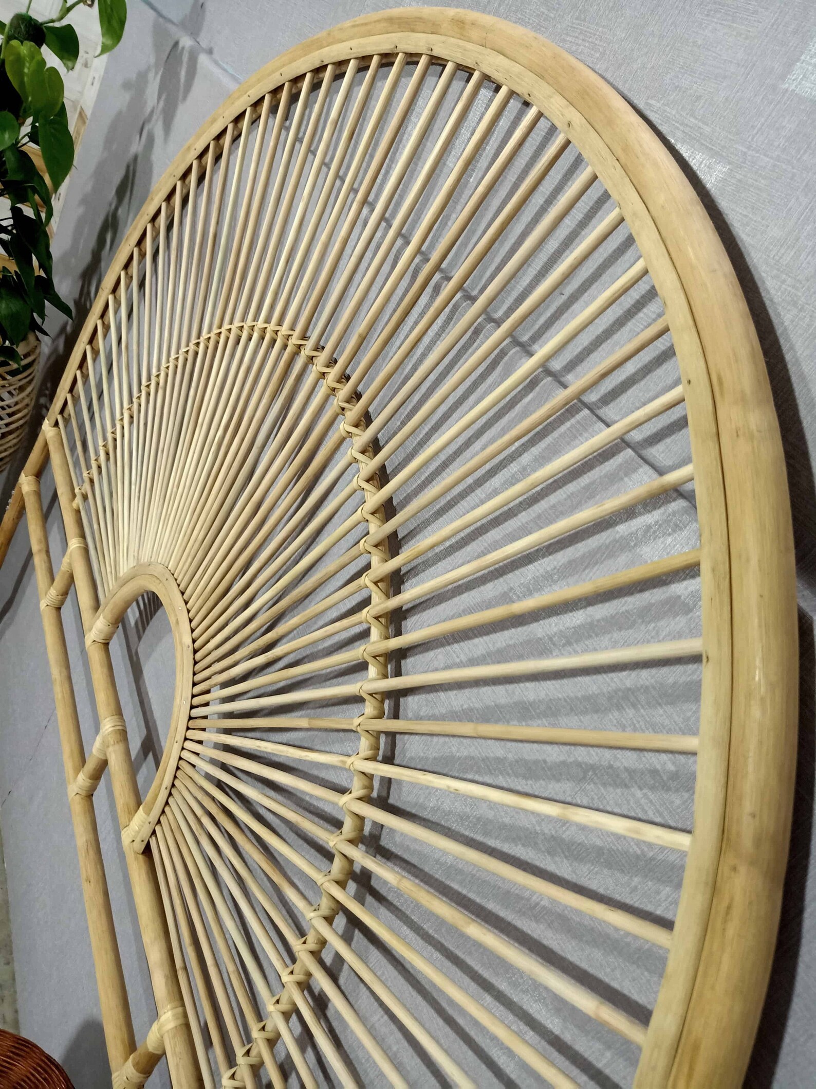 Rattan Bedhead Rattan Headboard Bedrail Handmade Bedhead Etsy
