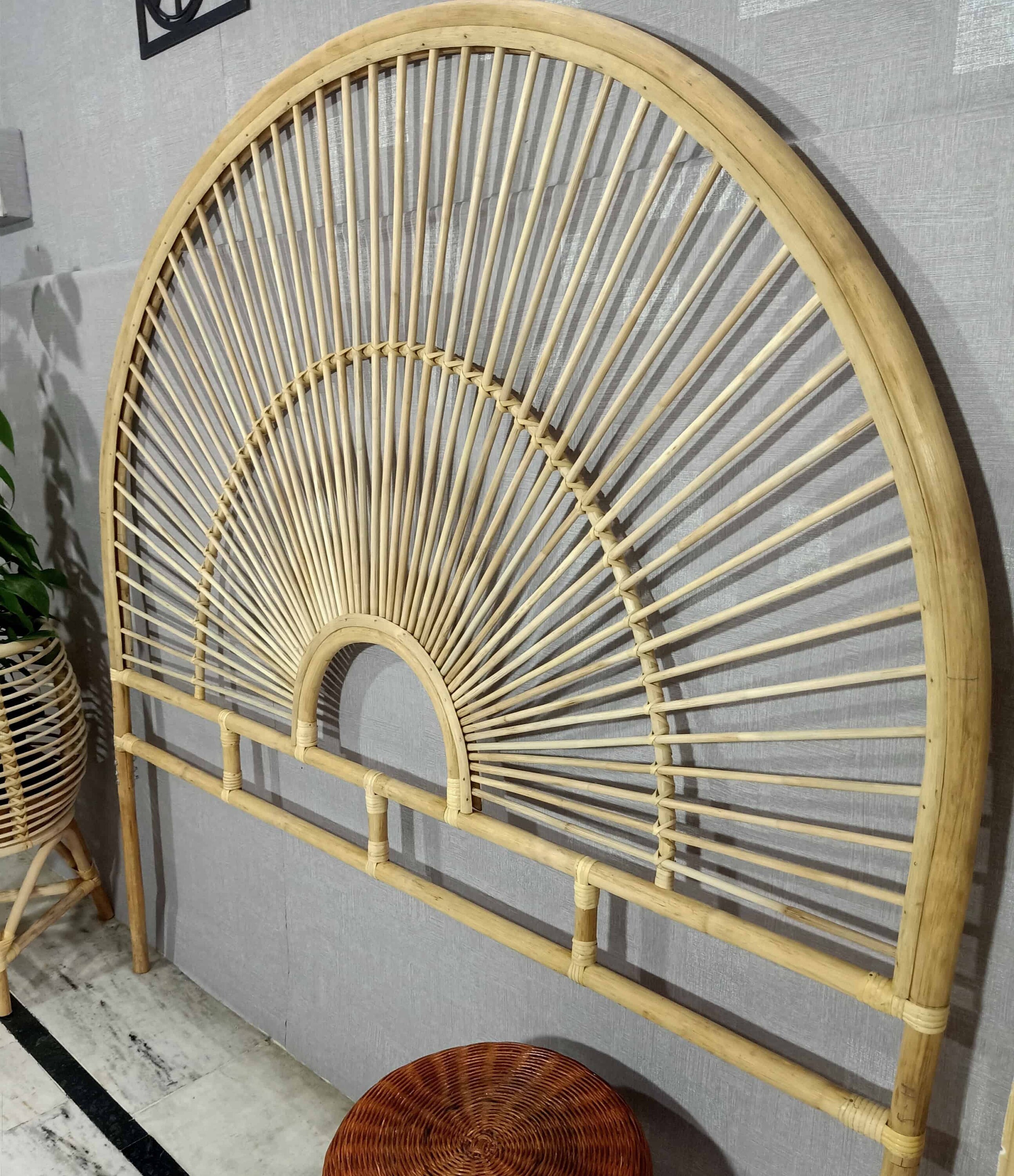 Rattan Bedhead Rattan Headboard Bedrail Handmade Bedhead Etsy Canada