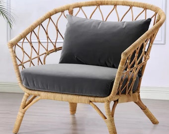 Handmade Rattan Chair, wicker chair, Armchair, indoor chair, rattan furniture, Adult chair, boho chair, home decor chair.