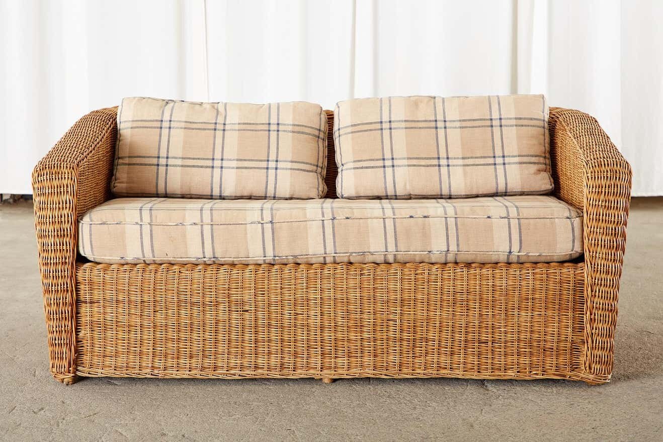 Handmade Rattan Sofa, Wicker Sofa, Rattan Furniture, Handmade Furniture