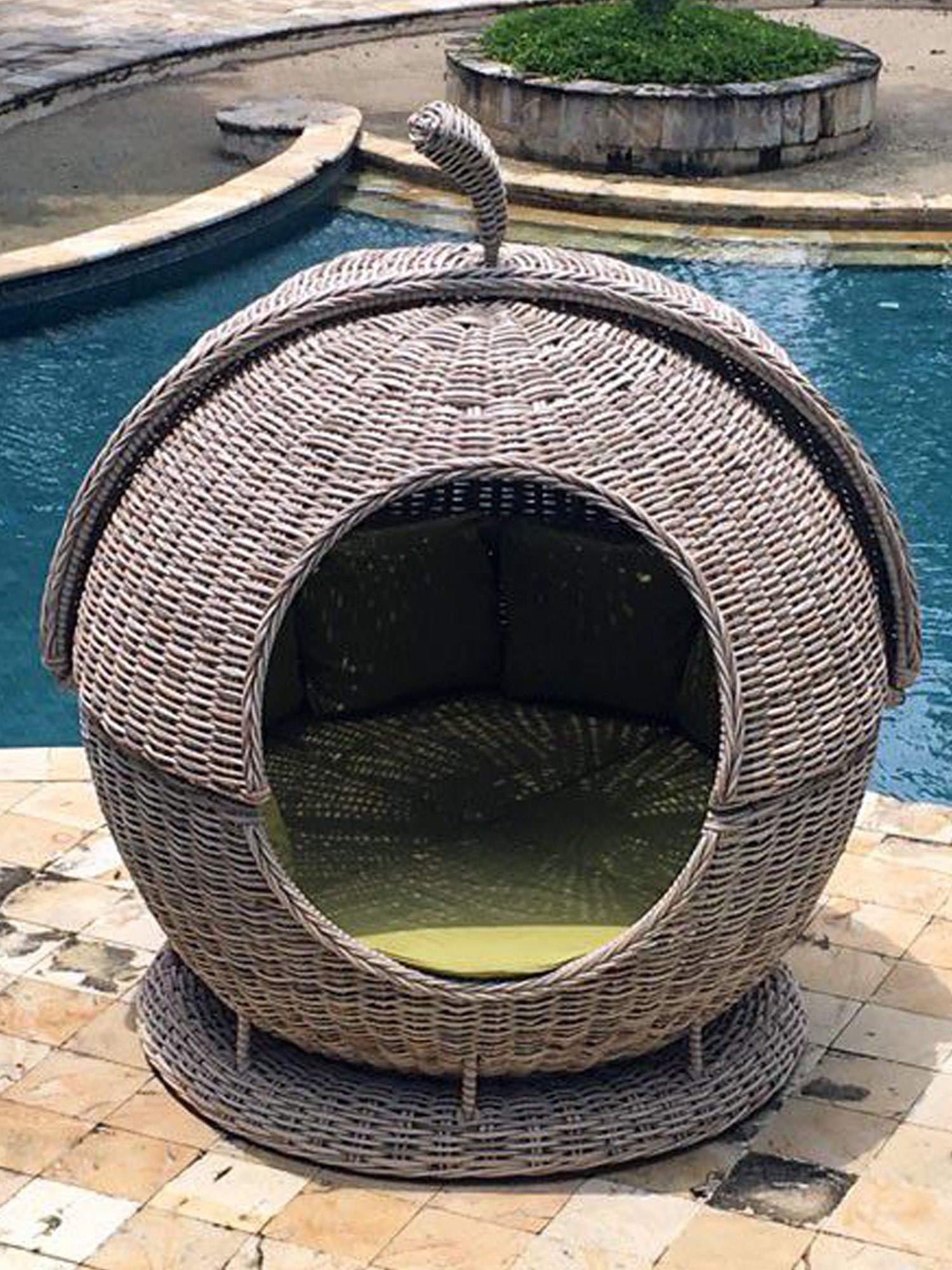 Handmade Rattan Outdoor Daybed Wicker Daybed Outdoor Etsy