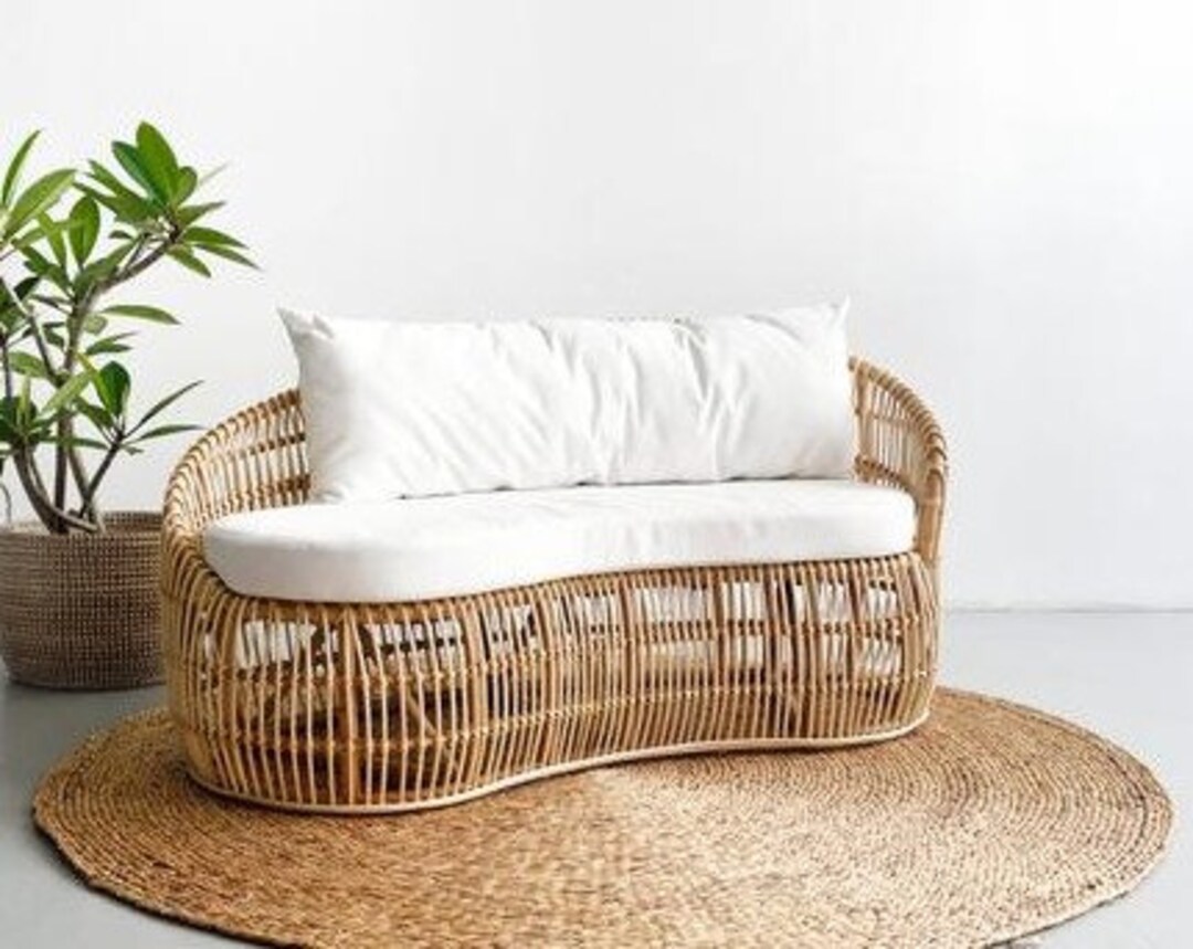 Handmade Rattan Sofa, Wicker Sofa, Rattan Furniture, Handmade Furniture