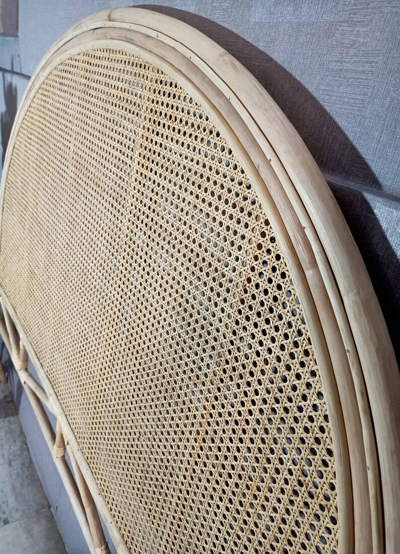Rattan Bedhead, Rattan Headboard, Bedrail, Handmade Bedhead, Boho