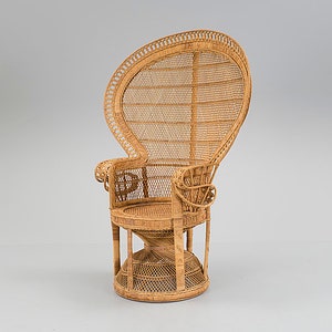 Handmade Rattan peacock Chair, wicker peacock chair, Armchair, indoor chair, rattan furniture, Adult chair, boho chair, home decor chair.