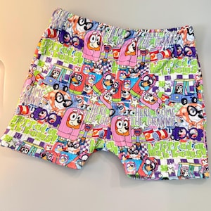 Shorts de motociclista infantil Blue Dog Grannie