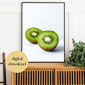 Kiwi Print Wand Kunst Sofortiger Download Obst Dekor Einweihungsparty Geschenk Kiwi Digital Print