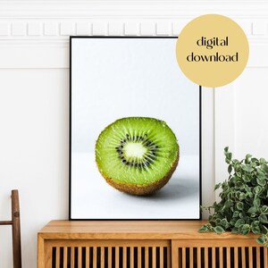 Kiwi Print Wand Kunst Sofortiger Download Obst Dekor Einweihungsparty Geschenk Kiwi Digital Print