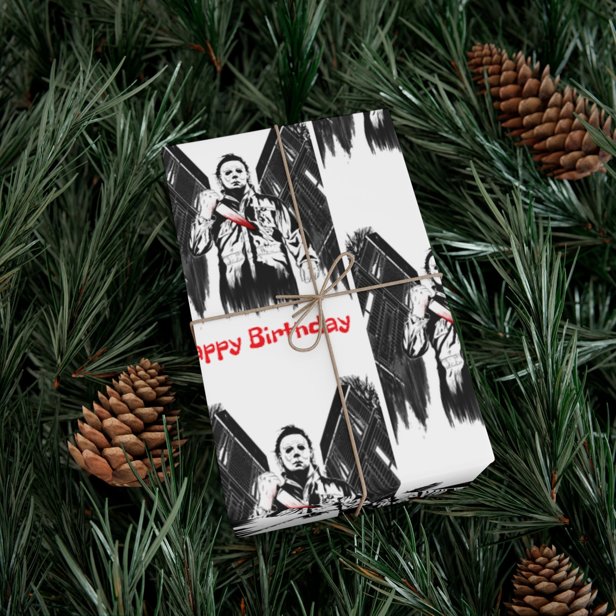 Halloween Michael Myers Wrapping Paper sold by Detrimental Legation ...