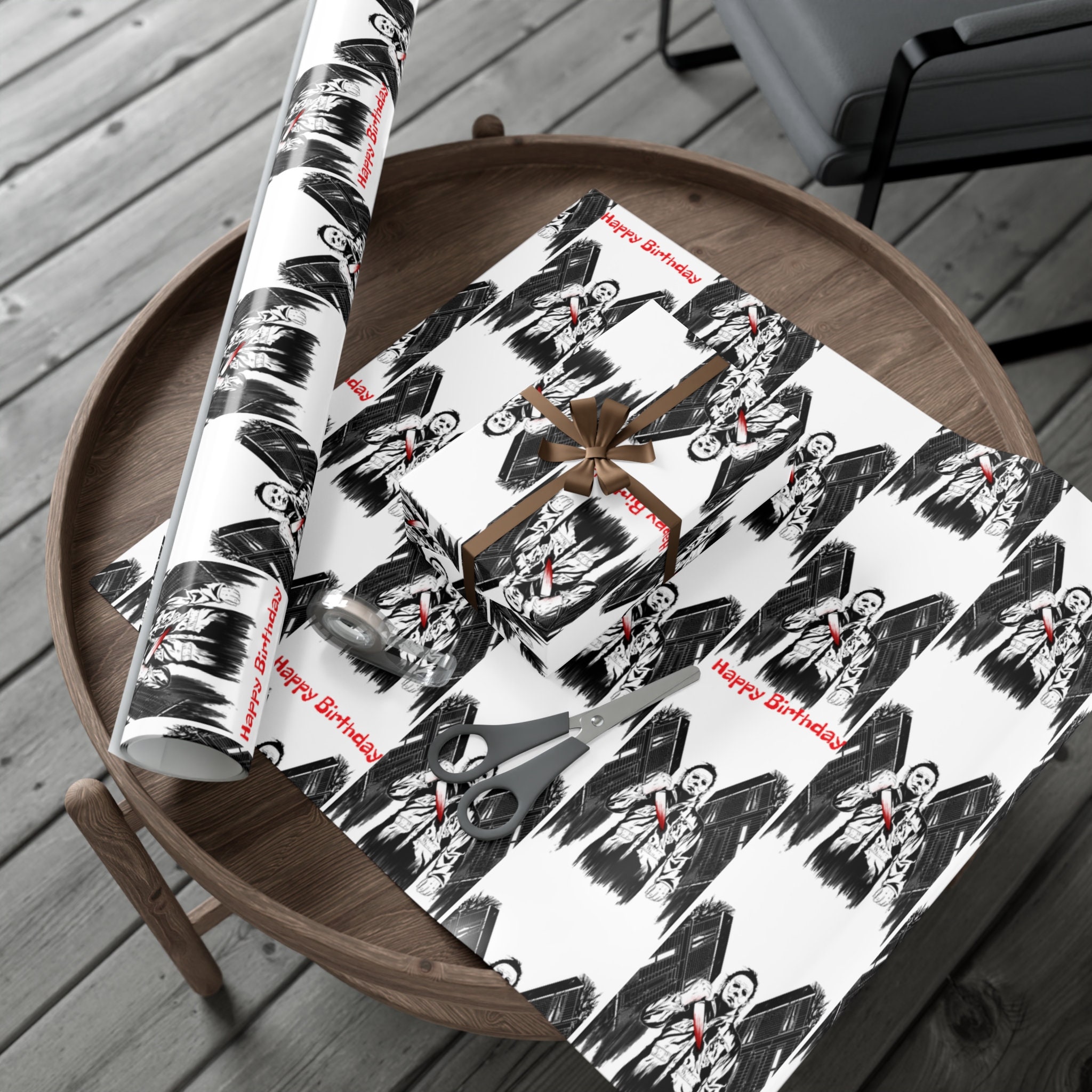 Halloween Michael Myers Wrapping Paper sold by Detrimental Legation ...