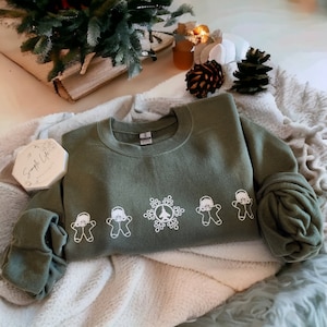 F15 Gingerbread Pilot Crewneck Sweatshirt | Fighter Jet Sweatshirt | Christmas Winter Sweater | F-15 Christmas Gift | Jet Holiday Sweater