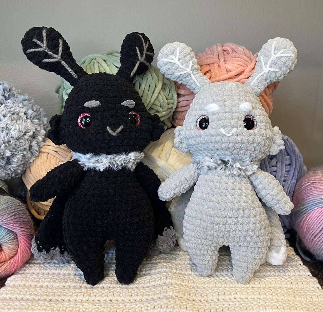 Chibi Mothman Amigurumi Pattern [PATTERN ONLY - Not a Finished Product ...
